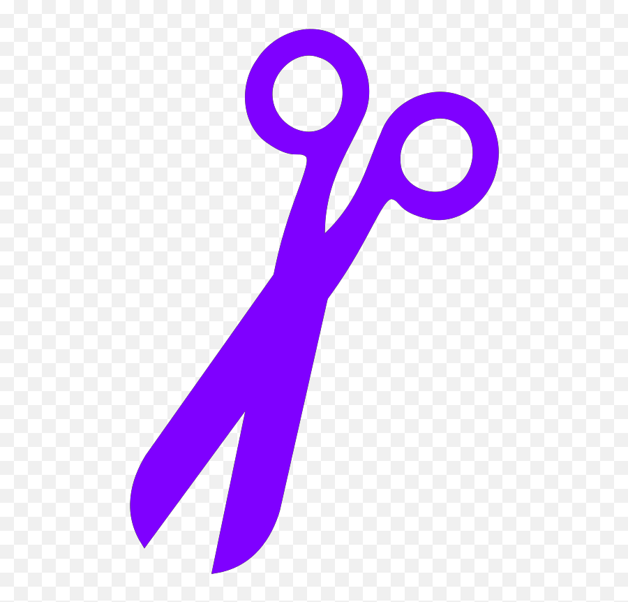 Scissors Clipart Purple Png Image With - Vector Purple Scissors Png Emoji,Craft Clipart