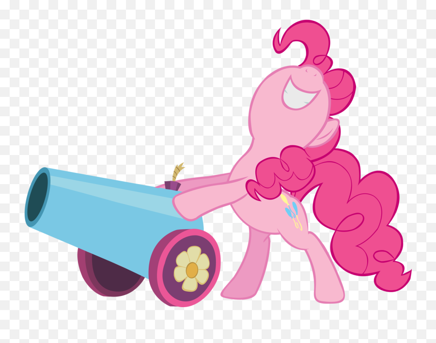 Pinkie Pie Party Cannon By Totalcrazyness101 - My Little Pinkie Pie Party Cannon Emoji,Cannon Clipart