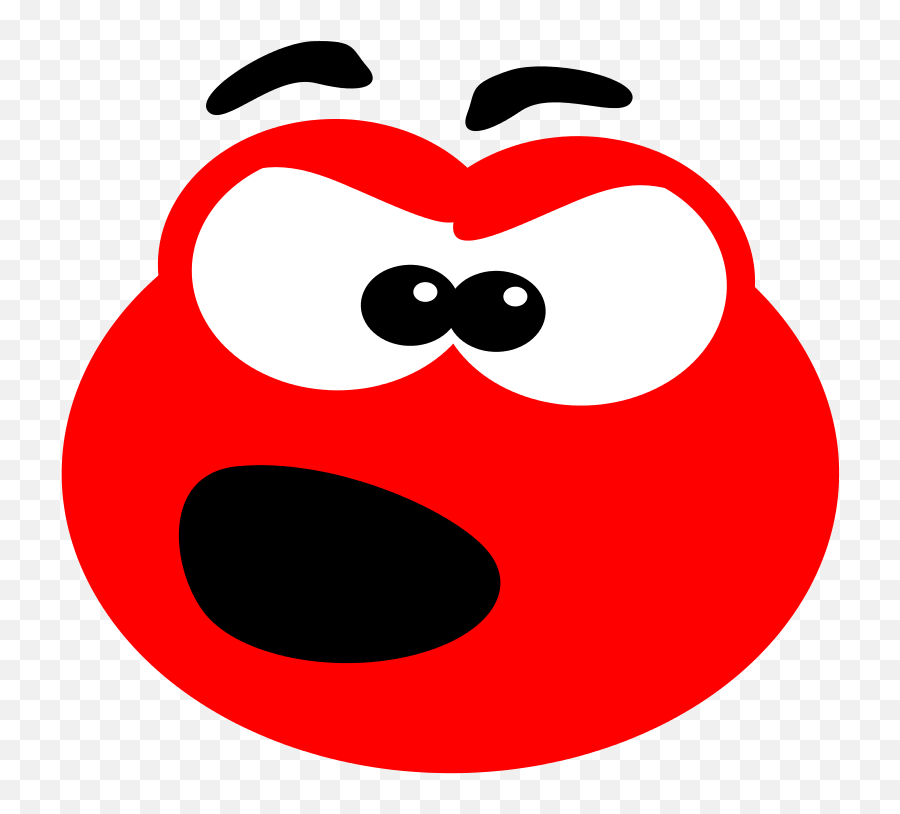 Free Clip Art Blob Angry By Svk - Ab Smiling Bloob Transparent Background Emoji,Anger Clipart