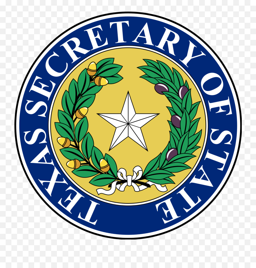 Secretary Of State Of Texas - Texas Secretary Of State Emoji,Texas State Logo