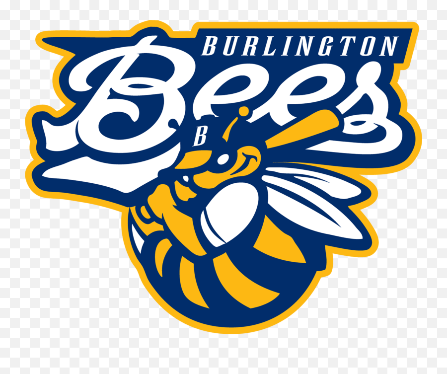 Burlington Bees Logo And Symbol - Burlington Bees Emoji,Cleveland Indians Logo History