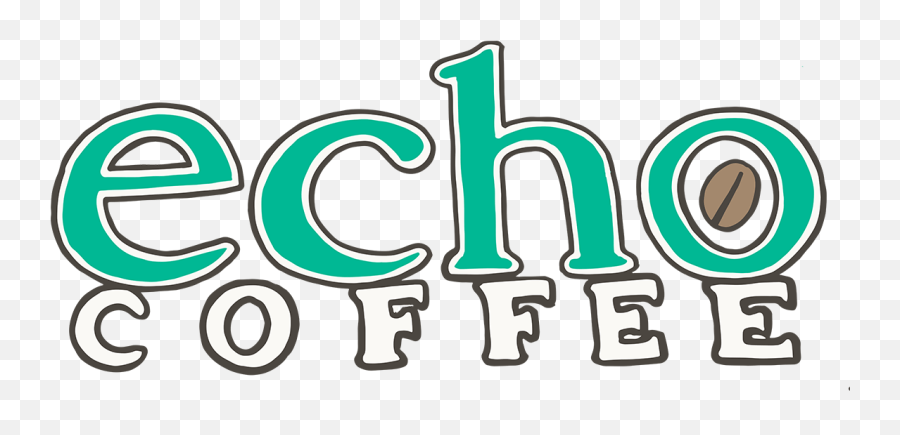 Echo Coffee - Vertical Emoji,Coffee Logo