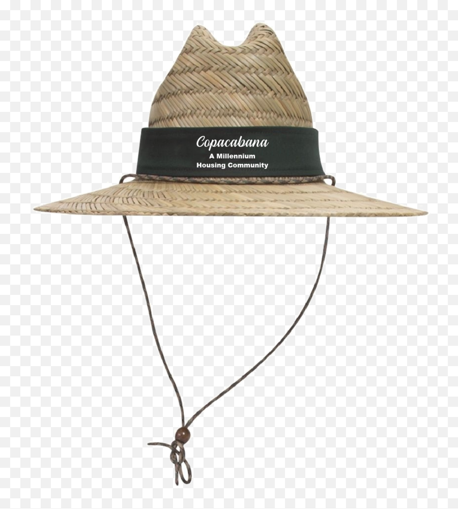 Copacabana - Natural Straw Lifeguard Hat Costume Hat Emoji,Cop Hat Png