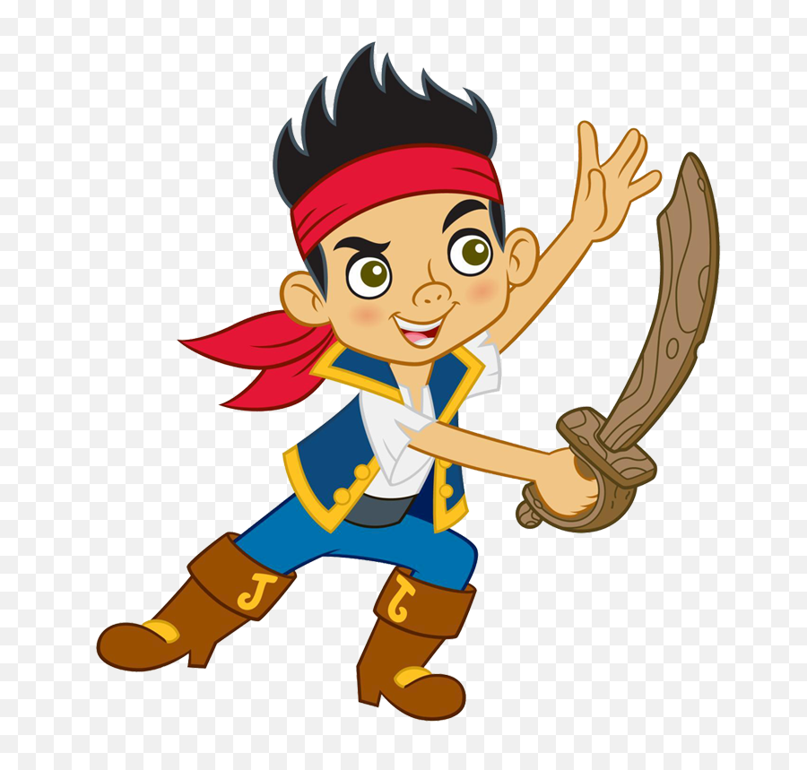 Jake U0026 The Never Land Pirates Clipart Pirate Pictures - Transparent Jake And The Neverland Pirates Png Emoji,Pirate Sword Clipart