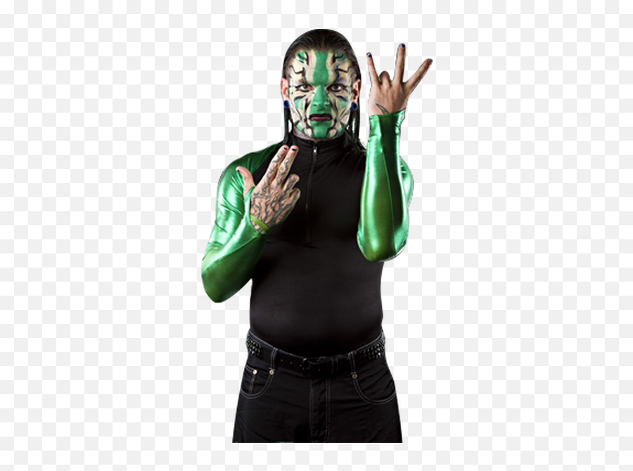 Jeff Hardy Face Paint Green Png Image Emoji,Face Paint Png