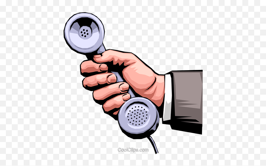 Hand Holding Phone Royalty Free Vector Clip Art Illustration Emoji,Holding Phone Png