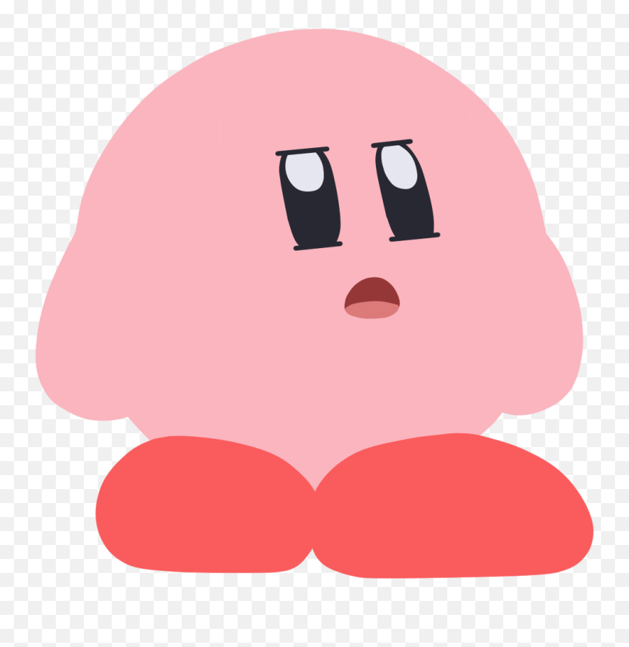 Download Hd Artworki Drew A Disturbed Looking Kirby For Your - Kirby Pfp Emoji,Disturbed Logo