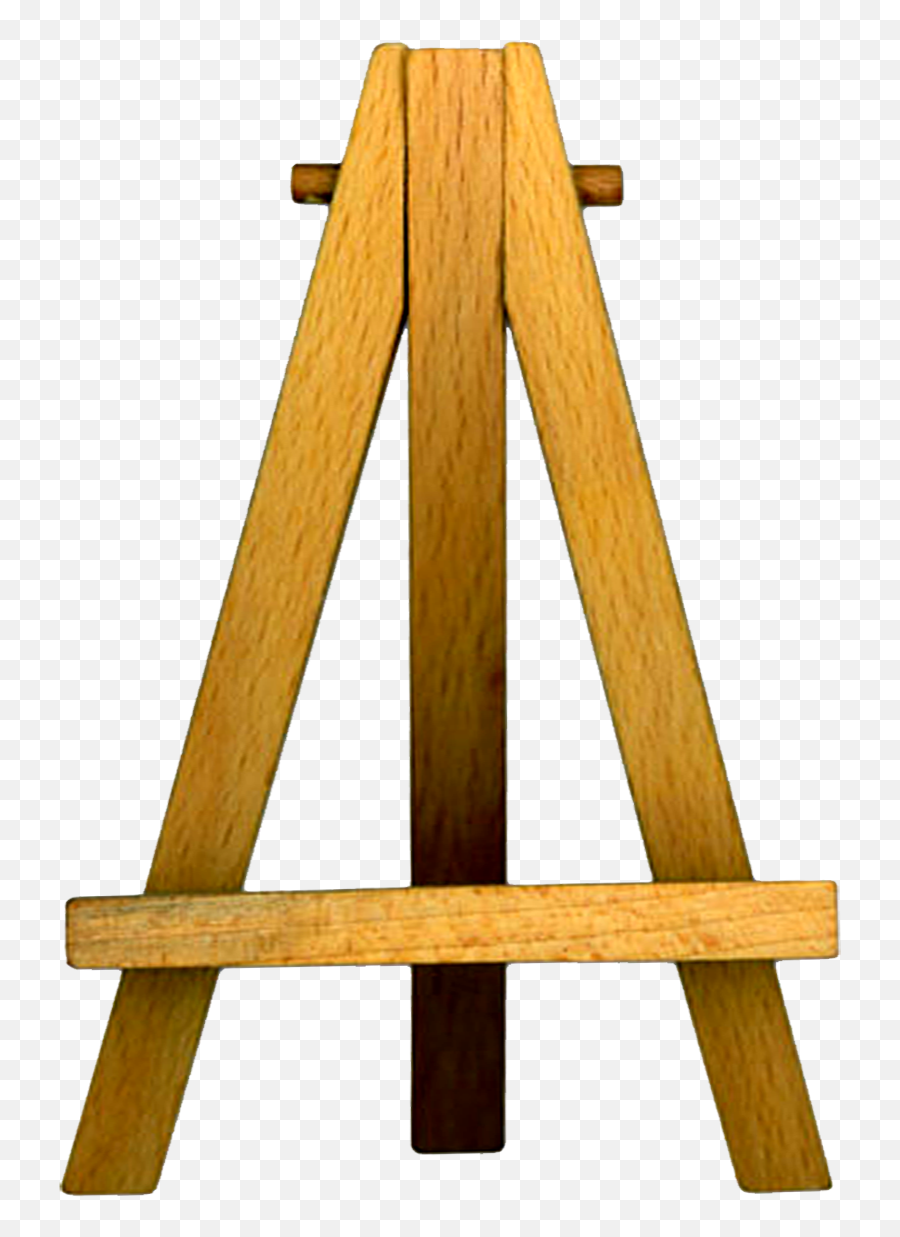 Clipart Of The Wood Easel Free Image - Wooden Art Stand Png Emoji,Wood Clipart