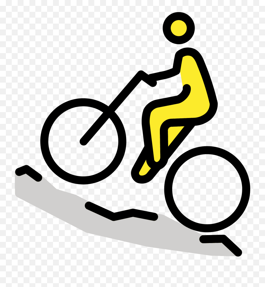 Woman Mountain Biking Emoji Clipart Free Download,Mountain Biking Clipart