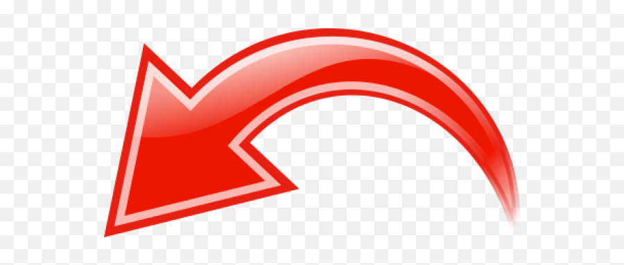 Curved Red Arrow Png Png Transparent - Arrow Curved Red Emoji,Red Arrow Png