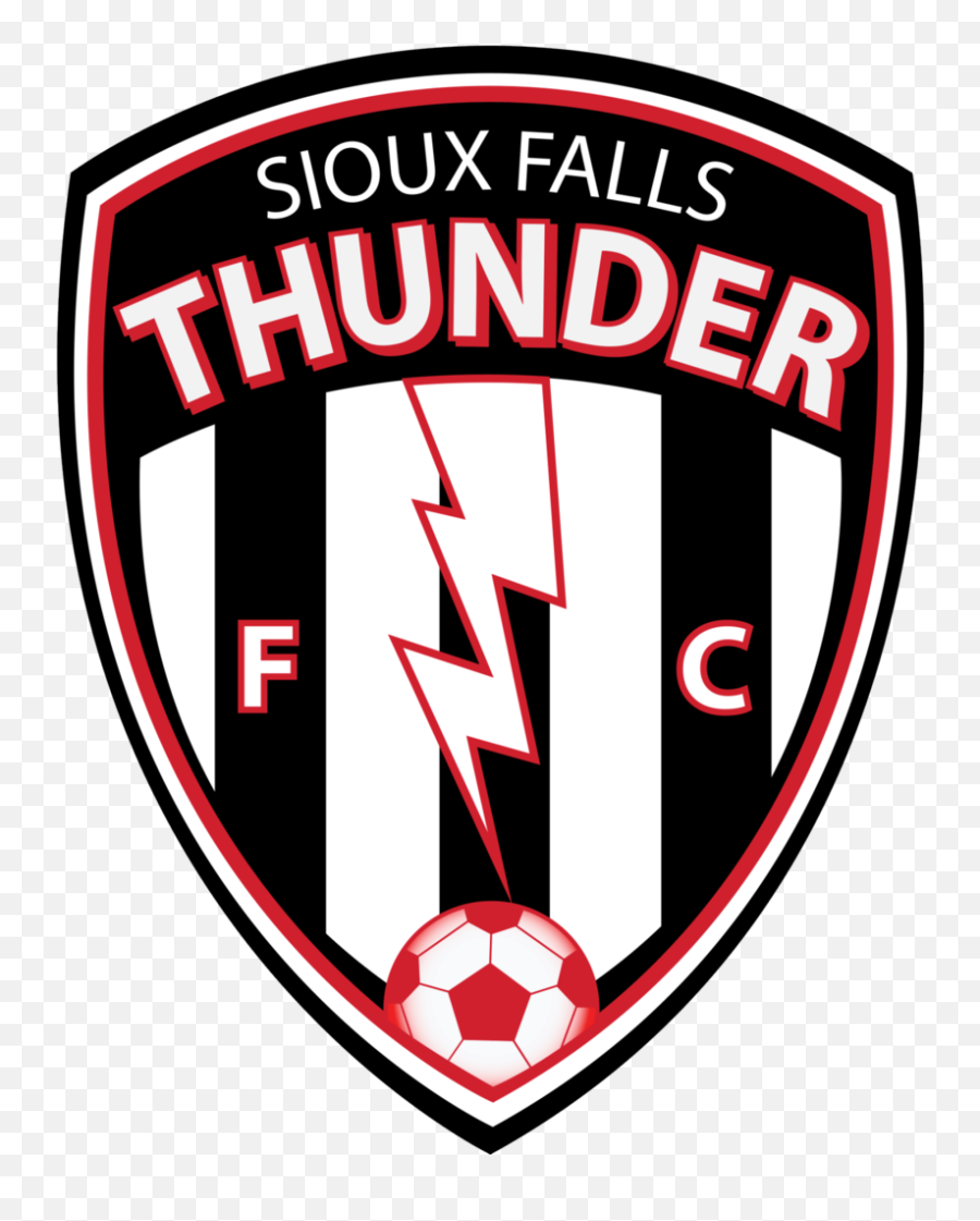 Download Thunderlogo - 1 Sioux Falls Thunder Fc Logo Png Sioux Falls Thunder Fc Emoji,Thunder Logo