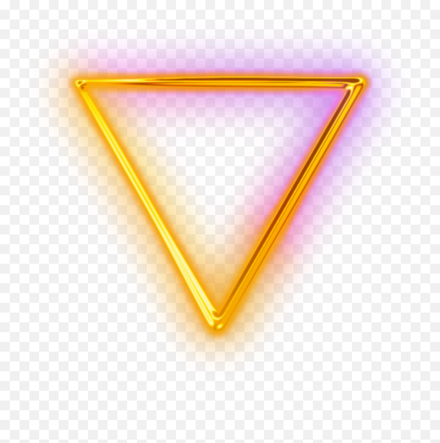 Neon Glow Transparent Background Png Png Arts - Neon Triangle Picsart Png Emoji,Neon Png