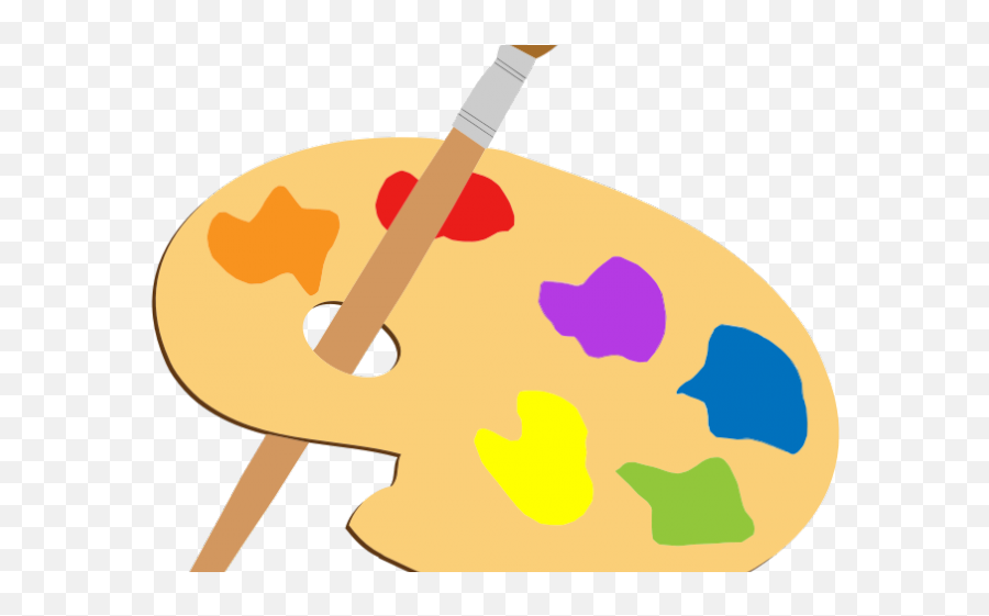Brush Clipart Colour - Art Emoji,Brush Clipart