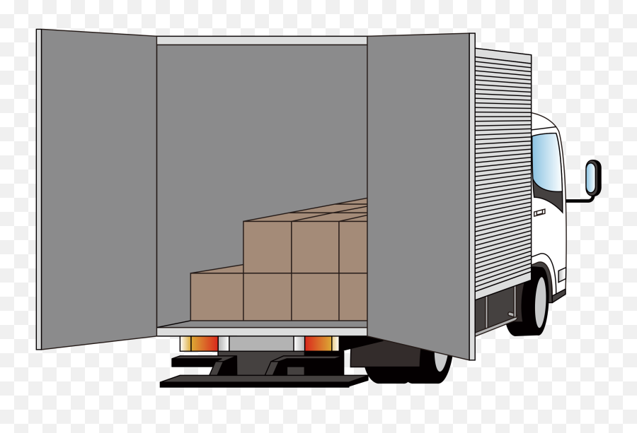 This Free Icons Png Design Of Delivery Truck Full Size Png - Open Delivery Truck Clip Art Emoji,Semi Truck Clipart
