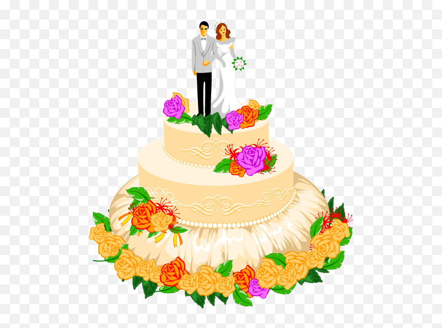 Wedding Cake Clipart Free Download Clip Art Free Clip - Wedding Anniversary Cake Clipart Emoji,Happy Anniversary Clipart