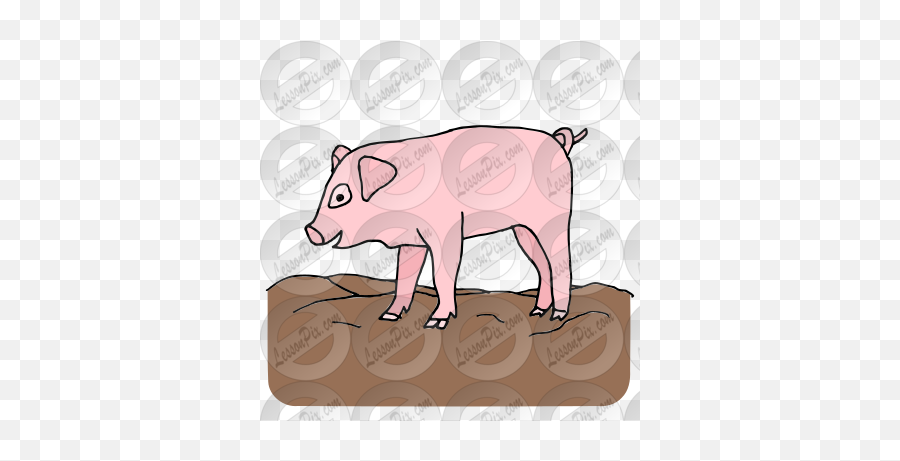 Clean Picture For Classroom Therapy - Small White Pig Emoji,Clean Clipart