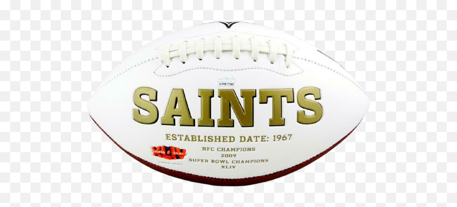 Ricky Williams New Orleans Saints Signed New Orleans Saints Logo Football With Swed Jsa Coa - For American Football Emoji,Saints Logo Png