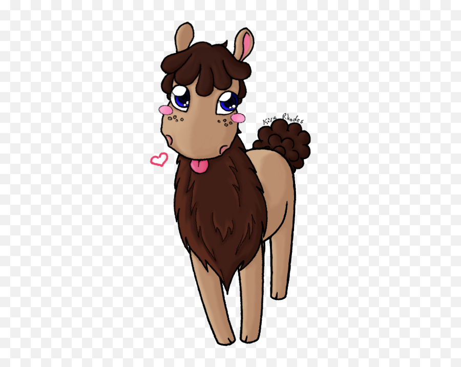 Download Drawn Llama Derp - Cat Png Image With No Background Animal Figure Emoji,Fortnite Llama Clipart