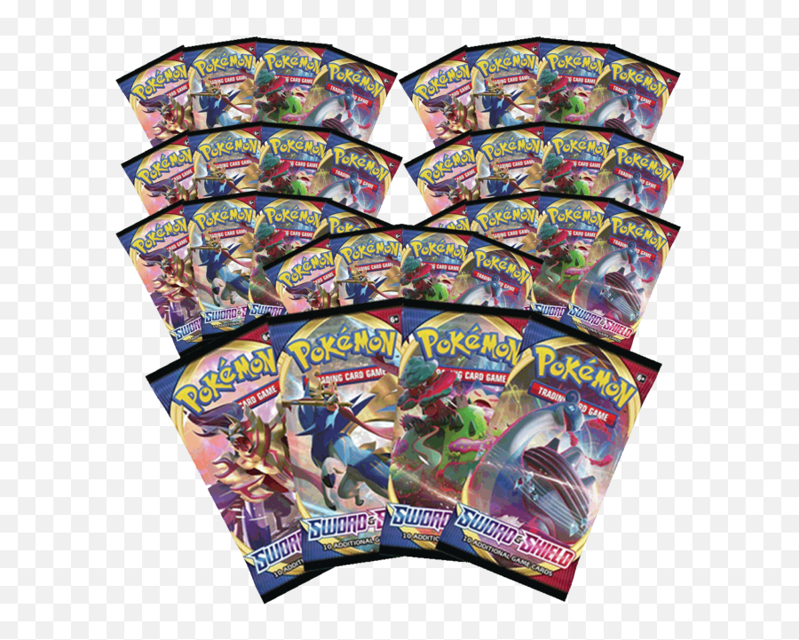 Pokemon Tcg Sword And Shield 36 Booster Packs - Sword And Shield Booster Pack Emoji,Pokemon Card Png