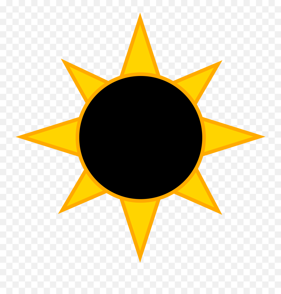 Solar Eclipse Symbol - Solar Eclipse Symbol Emoji,Eclipse Clipart