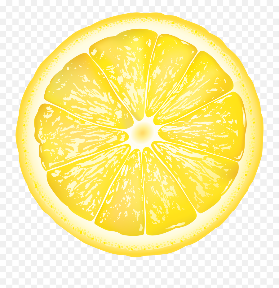 Transparent Background Lemon Slice - Lemon Slice Fruit Png Emoji,Lemon Transparent Background