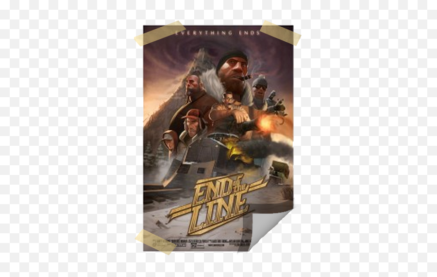 End Of The Line Poster Team Fortress 2 - Tf2 End Of The Line Emoji,Tf2 Transparent Viewmodels