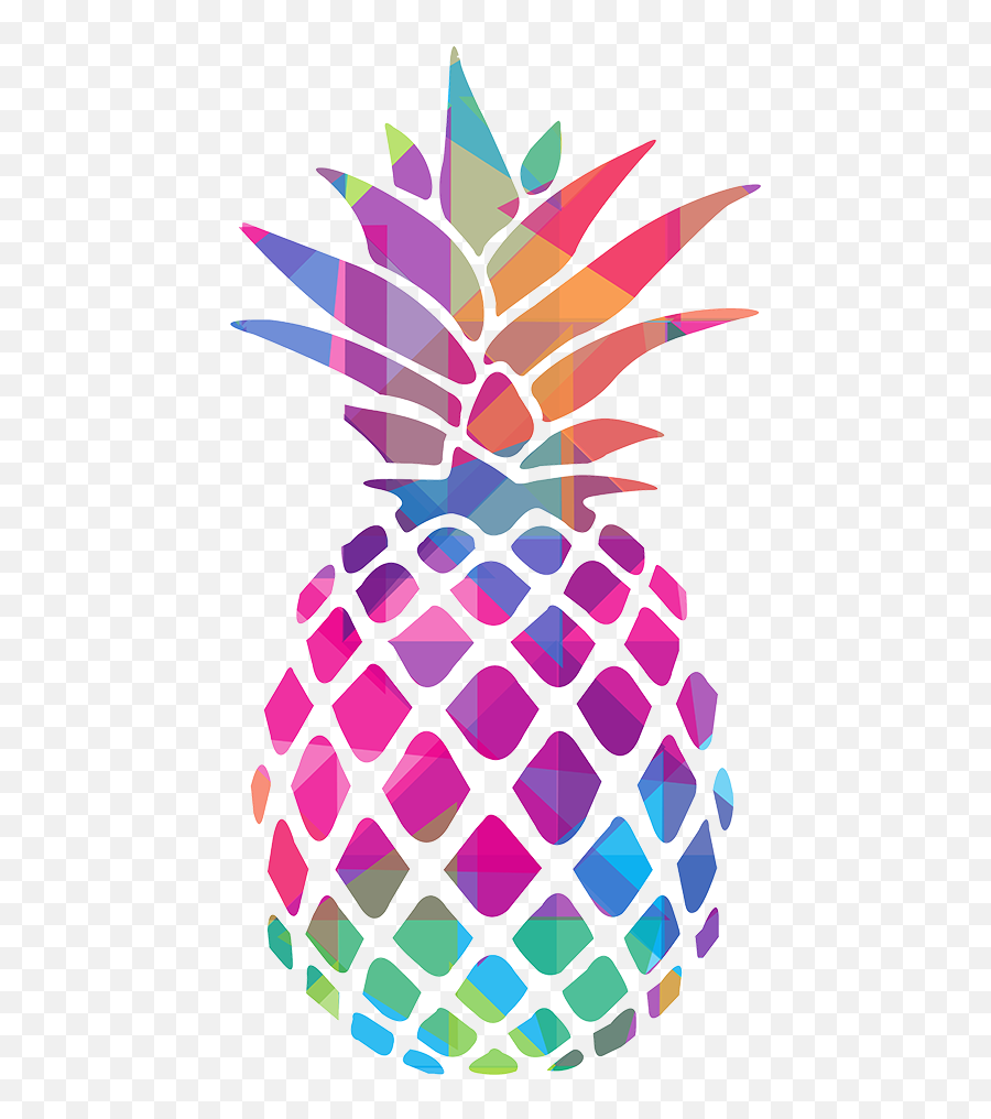 Pineapple Long - Sleeved Tshirt Tropical Fruit Pineapple Transparent Tropical Pineapple Clipart Emoji,Pineapple Transparent
