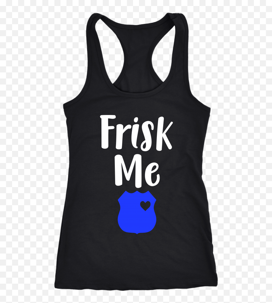 Womenu0027s Frisk Me Tank Top - Thin Blue Line Shop Emoji,Frisk Transparent