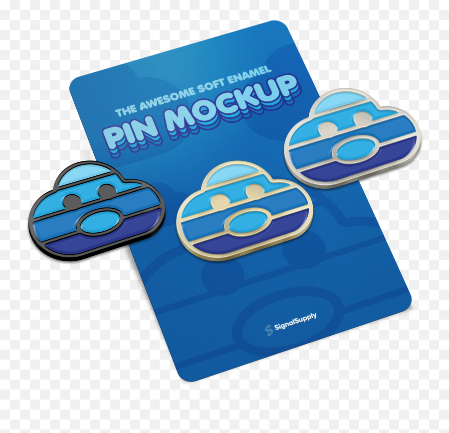 Soft Enamel Pin Mockup Psd Signalsupply Emoji,Logo Mock Up Psd