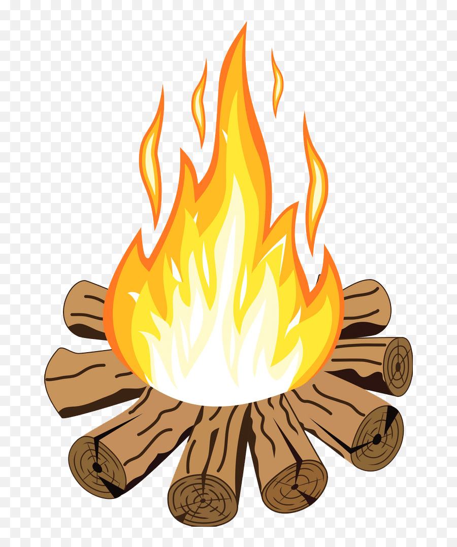 Camp Fire Clipart Transparent - Camp Fire Clipart Emoji,Fire Clipart