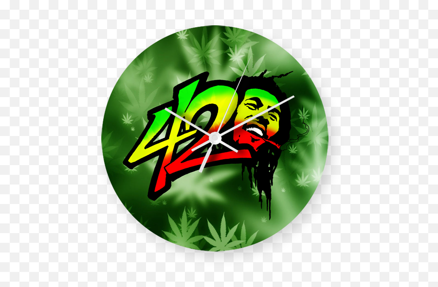 Download Bob Marley 420 Printed Wall Emoji,420 Png
