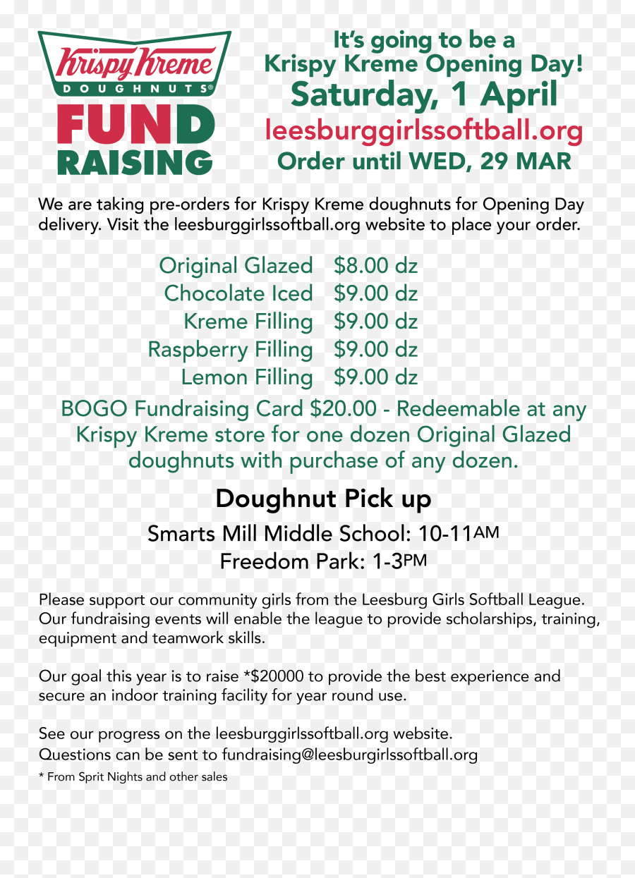 Download Krispy Kreme Fundraiser Flyer Cathodic 7495c84b8928 Emoji,Fundraiser Png