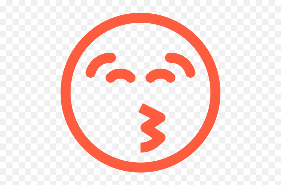 Emoji Emotion Face Kiss Kissing Playful Reaction Icon,Kissing Emoji Png
