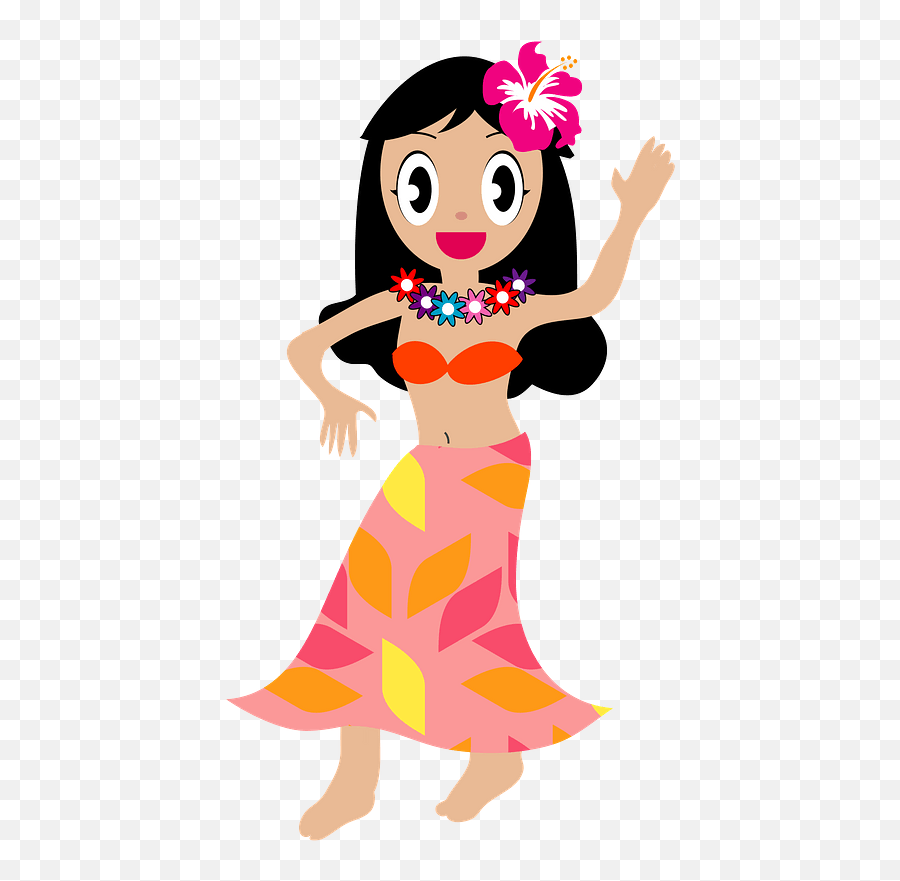 Hula Dance Girl Clipart Free Download Transparent Png - Hula Dancer Png Emoji,Dancer Clipart