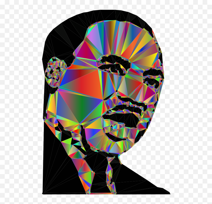 Openclipart - Martin Luther King Psychedelic Portrait Emoji,Martin Luther King Jr Clipart