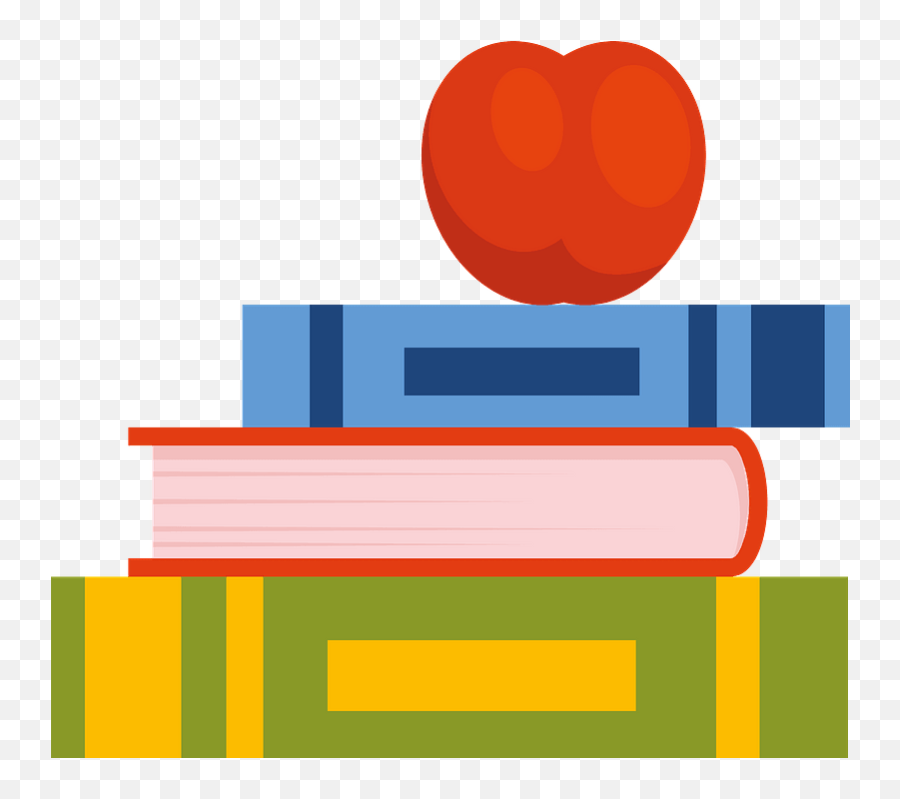 Books Clipart Free Download Transparent Png Creazilla - Horizontal Emoji,Stack Of Books Clipart