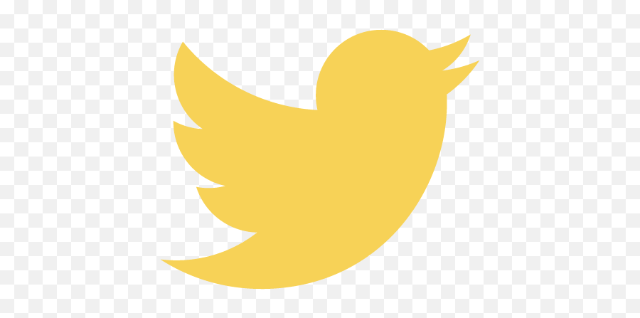 Gold Twitter Logo For Di - Twitter Logo Emoji,Twitter Logo