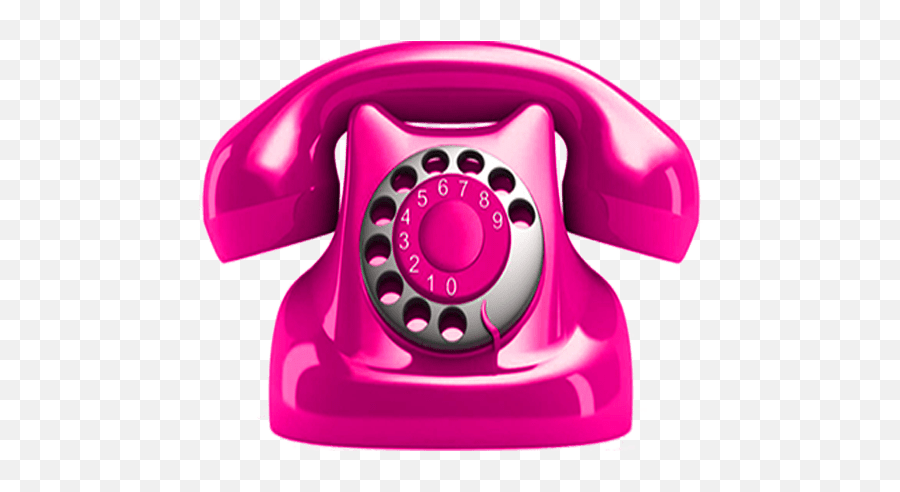 Pink Phone Png Emoji,Telephone Png
