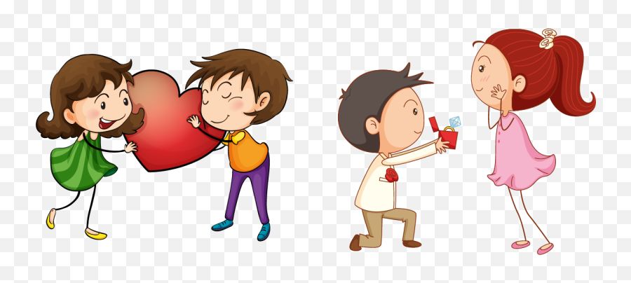 Conversation Clipart Boy Girl Conversation Picture 792687 - Cartoon Picture Of Engagement Emoji,Boy And Girl Clipart
