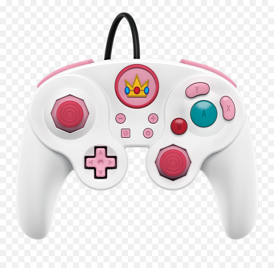 Super Smash Bros Ultimate Princess Peach Edition Wired - Nintendo Switch Peach Controller Emoji,Super Smash Bros Ultimate Logo Png