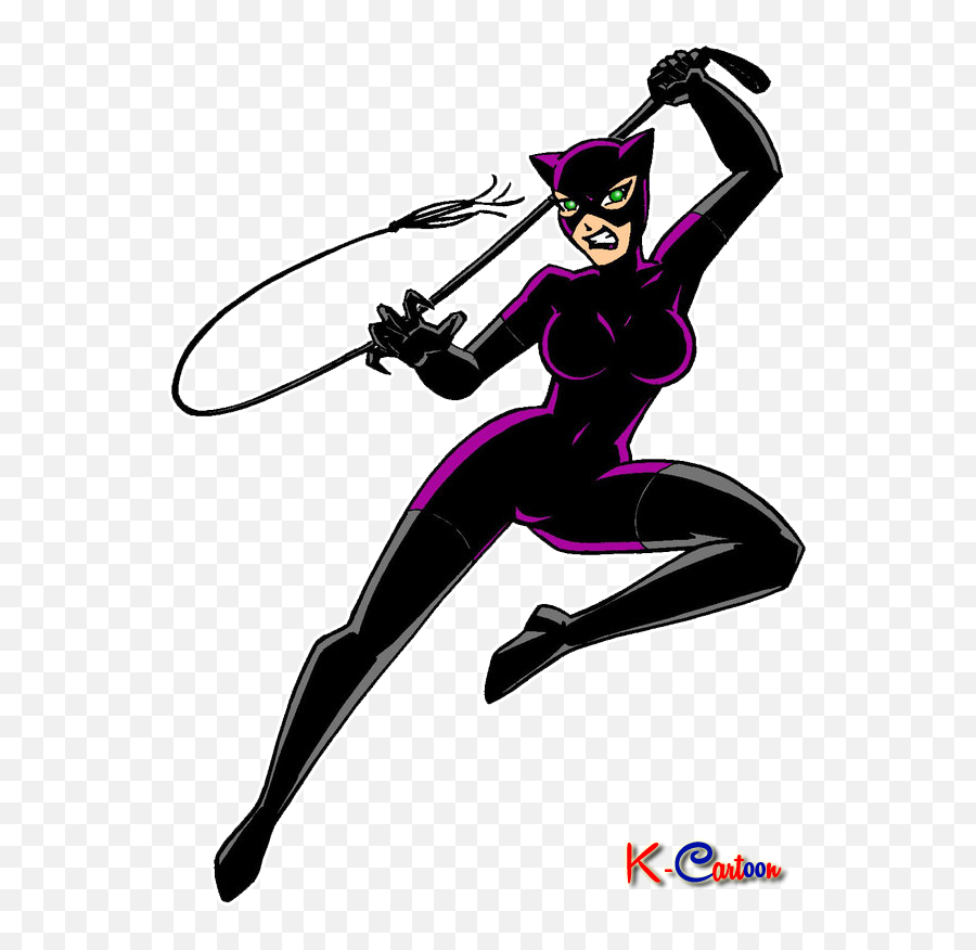 Catwoman Cartoon Png Transparent - Catwoman Png Emoji,Catwoman Logo