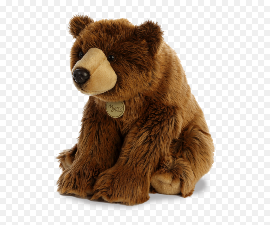 Grizzly Bear Stuffed Animals U0026 Cuddly Toys Brown Bear - Bear Stuffed Toy Emoji,Teddy Bear Transparent Background