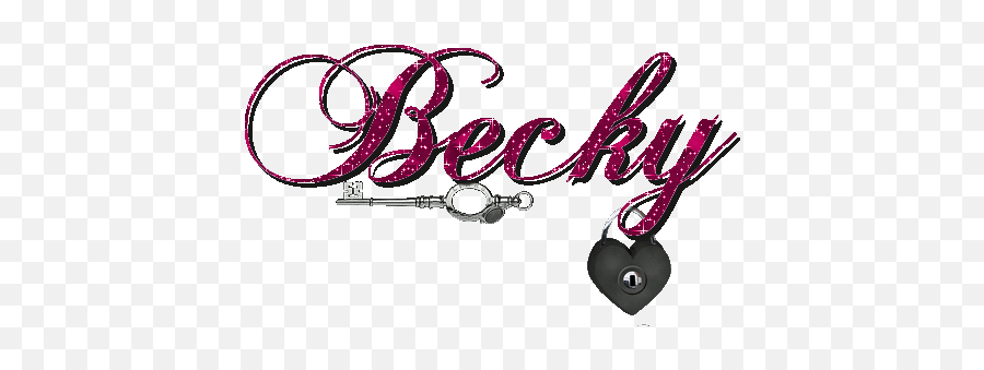 Becky Name Graphics And Gifs - Dot Emoji,Name Clipart
