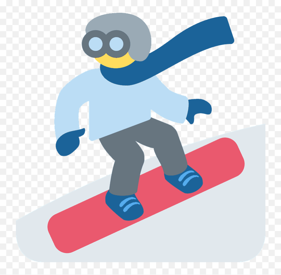 Snowboarder Emoji Clipart - Snowboarder Emoji,Snowboarders Clipart