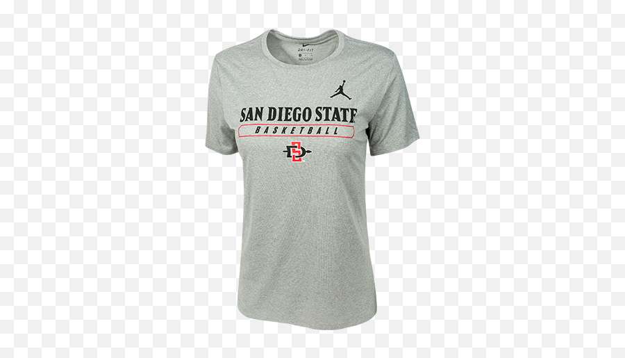 Nike Jordan San Diego State Basketball Tee - San Diego State Emoji,San Diego State Logo