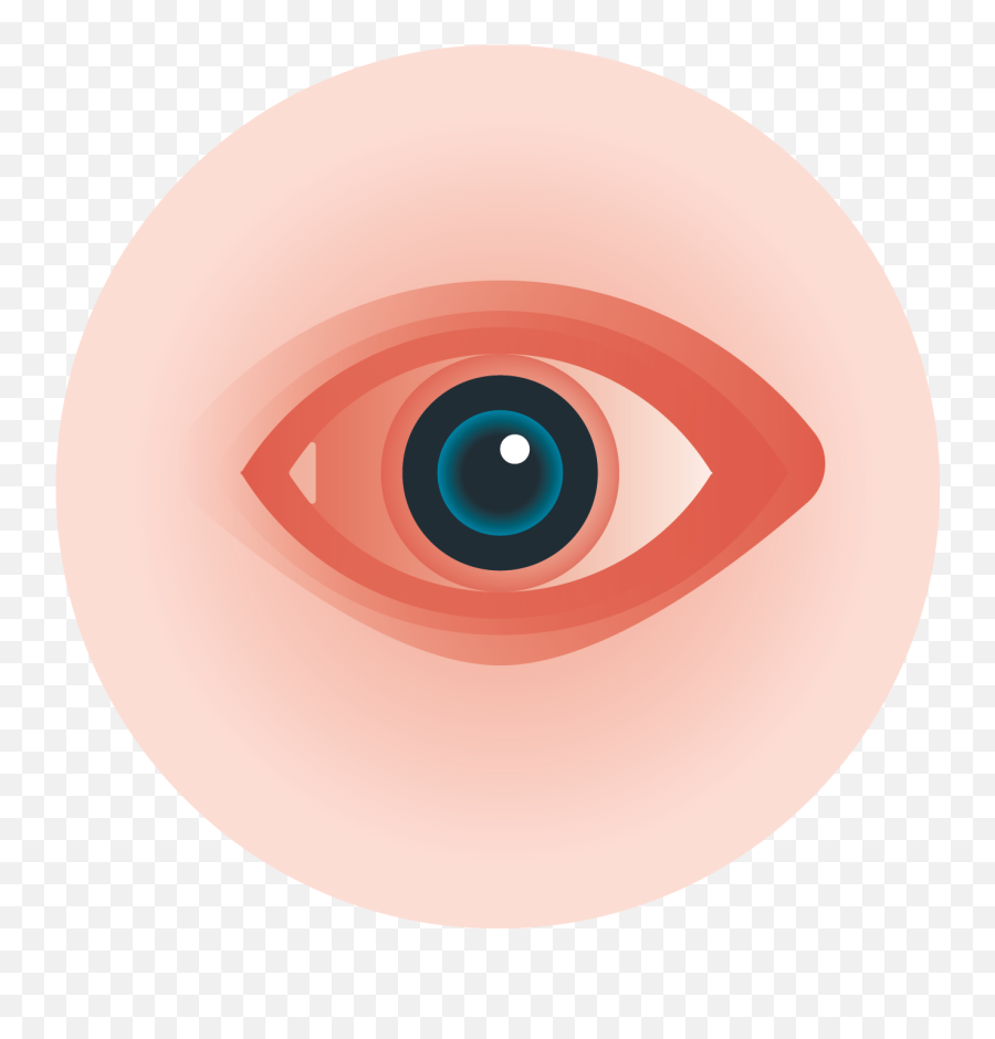 Pink Eyes Clipart Itchy Eye - Itchy Eye Icon Png Dot Emoji,Eye Clipart Png