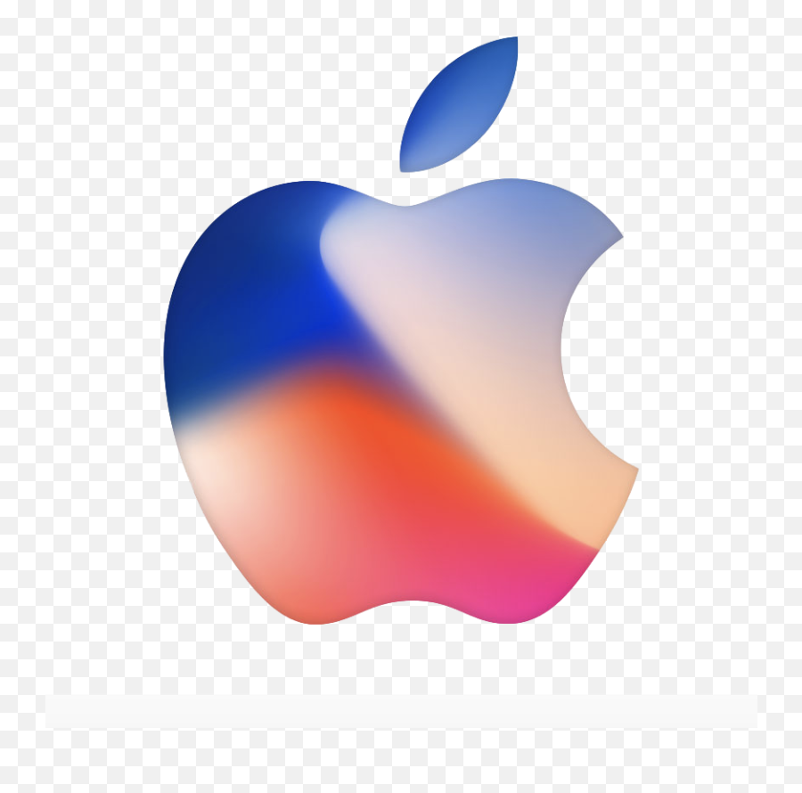 Download Apple Logo Color Png - Apple Logo Iphone X Png Emoji,Iphone Logo