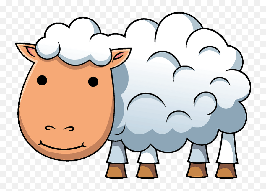 Sheep Clipart - Bovinae Emoji,Clipart Sheep