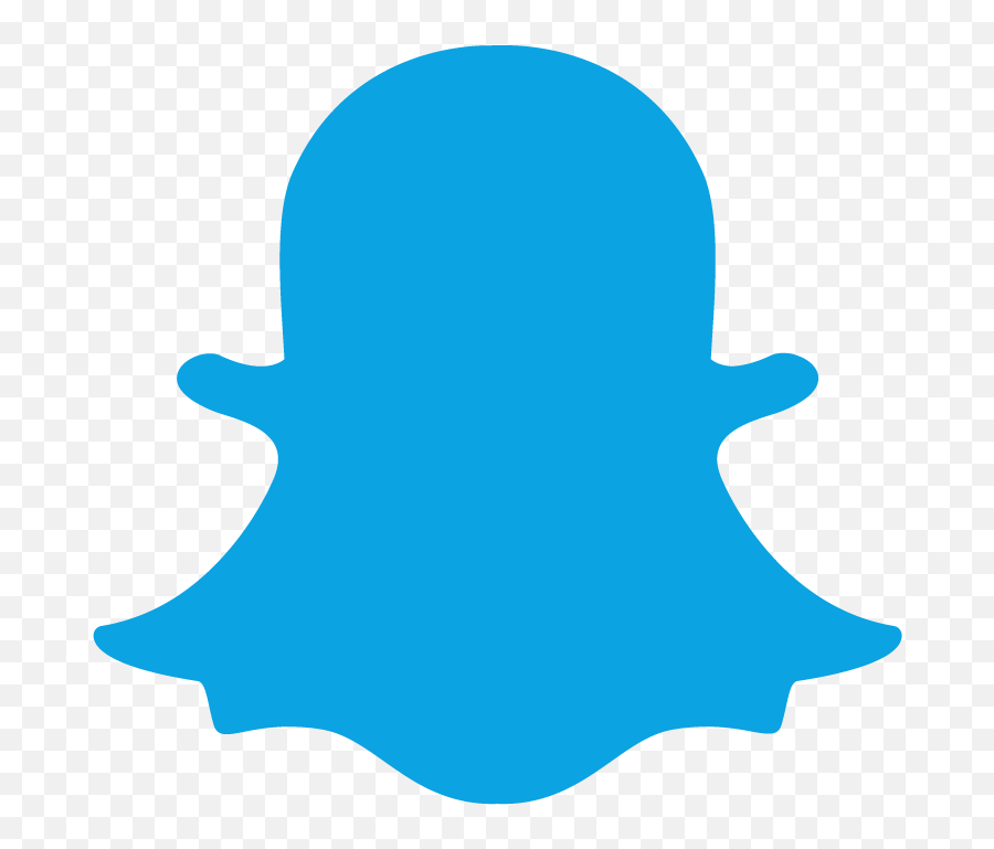 Snapchat Icon Png Transparent Png - Blue Snapchat Logo Png Emoji,Snapchat Logo