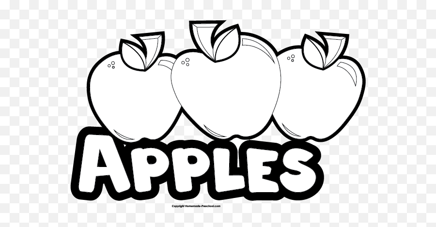 Apple Clipart Name Apple Name Transparent Free For Download - Apple With Name Clip Art Black And White Emoji,Apple Clipart Black And White